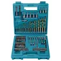 Conjunto de brocas e pontas de aparafusar Makita B-49373 com 75 peças e maleta de plástico