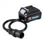 Adaptador de bateria Makita XGT 40V preto
