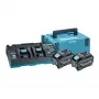 Kit de fonte de alimentação Makita Li 40V 5Ah 191U13-9 - bateria - 5000 mAh