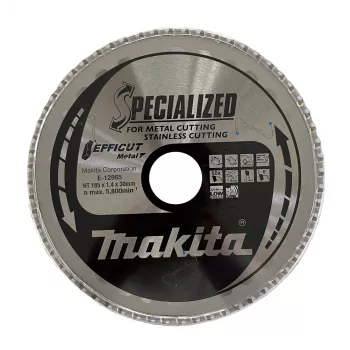 Makita Specialized EFFICUT Lâmina de serra circular para madeira e metal, 185 mm, 60 dentes