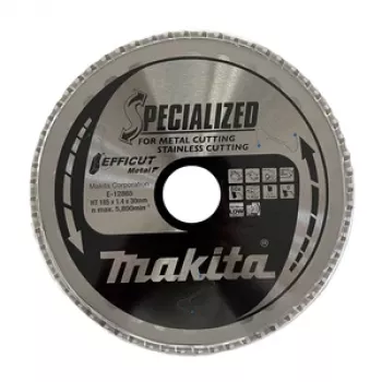 Makita Specialized EFFICUT Lâmina de serra circular para madeira e metal, 185 mm, 60 dentes