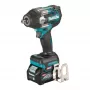 Makita TW008GM201 Chave de impacto a bateria 1/2 polegada encaixe quadrado 1100 Nm 170 mm 2 baterias, carregador incluído