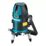 Nível laser de linhas cruzadas verde a bateria Makita SK312GDZ 12V max CXT 3x360°