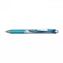 Pentel EnerGel Xm Caneta de gel retrátil - tinta azul-claro - 0,35 mm ponta de agulha - corpo azul - punho em borracha