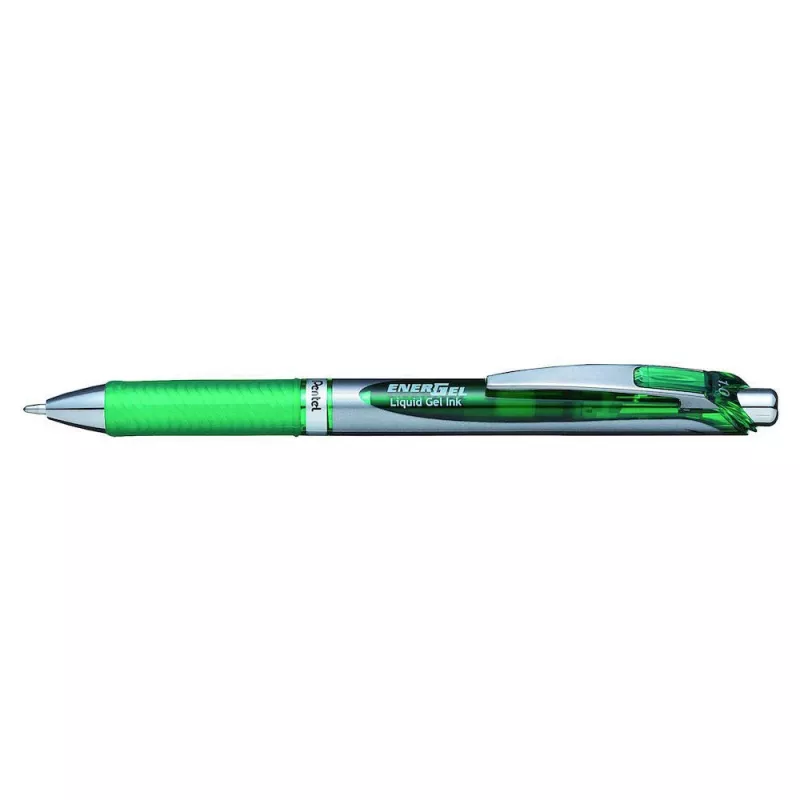 Pentel EnerGel BL80-DX Caneta de gel retrátil 0,5 mm verde