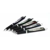 Pentel BLP77-AX Caneta de gel retrátil - tinta preta - 0,7 mm - à base de pigmento - corpo preto - clipe prateado - caixa