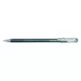 Pentel Hybrid Dual Metallic Caneta de gel - prateado metálico - 1,0 mm - com tampa