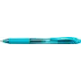 Caneta de gel retrátil Pentel EnerGel X - turquesa - 0,7 mm - ponta média - ambidestra