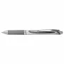 Caneta de gel retrátil Pentel EnerGel BL77-NX - tinta cinzenta - 0,7 mm - recarregável
