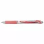 Caneta de gel retrátil Pentel EnerGel BL77 - rosa - coral - prateado - redonda - 0,7 mm - tinta à base de água