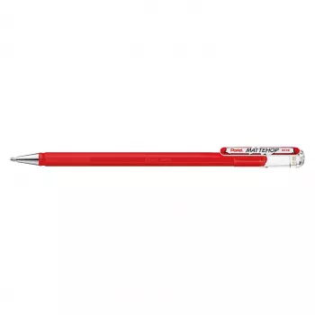 Caneta de gel Pentel Mattehop 1,0 mm vermelha