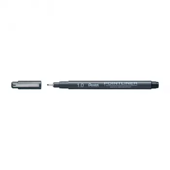 Pentel Fineliner Pigment 1,0 mm preto