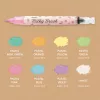 Pentel Milky Brush caneta, branco