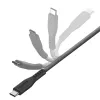 ENERGEA Flow Cabo USB-C para USB-C 1,5m Preto 240W 5A Carregamento Rápido PD