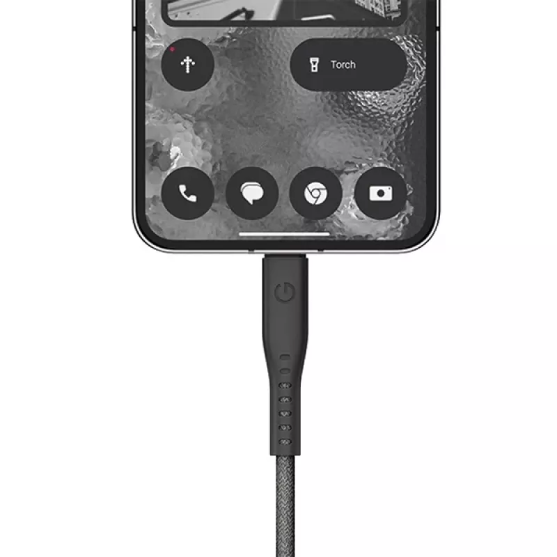 ENERGEA Flow Cabo USB-C para USB-C 1,5m Preto 240W 5A Carregamento Rápido PD