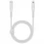 ENERGEA Flow Cabo USB-C para Lightning 1,5m Branco 60W 3A Carregamento Rápido PD MFi