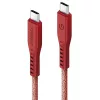 ENERGEA Flow Cabo USB-C para USB-C 1,5m Vermelho 240W 5A Carregamento Rápido PD