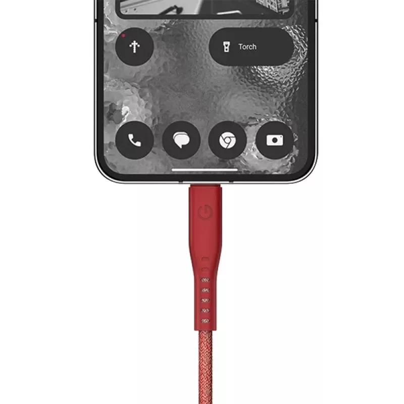 ENERGEA Flow Cabo USB-C para USB-C 1,5m Vermelho 240W 5A Carregamento Rápido PD