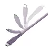 ENERGEA Flow Cabo USB-C para USB-C 1,5m Roxo 240W 5A Carregamento Rápido PD