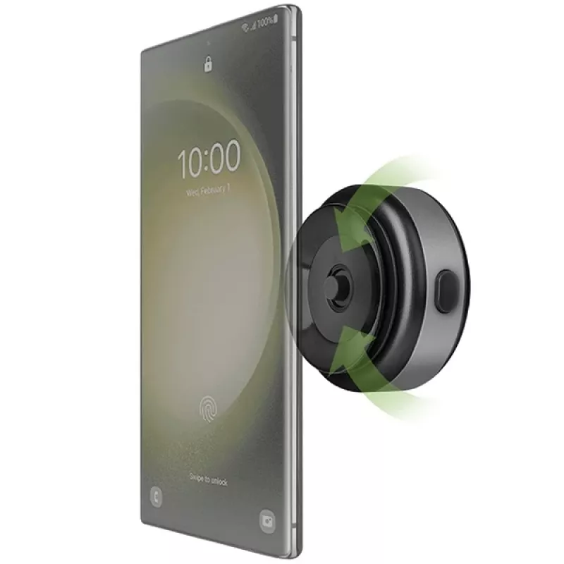 ENERGEA Suporte de Carro Indutivo Universal AirLock para Painel/Entrada de Ar Preto