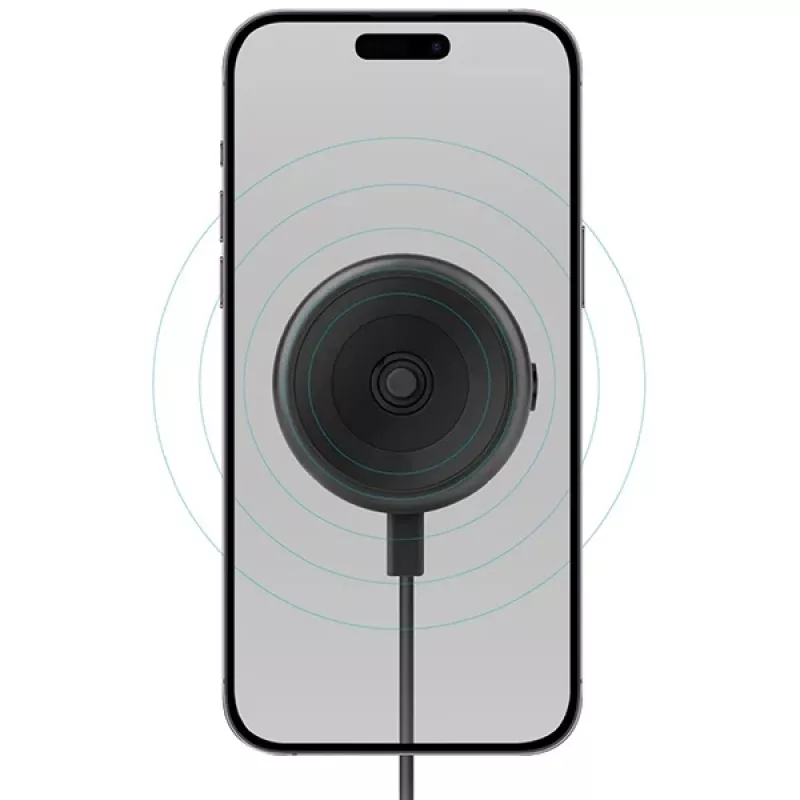 ENERGEA Suporte de Carro Indutivo Universal AirLock para Painel/Entrada de Ar Preto