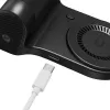 ENERGEA MagCam Grip PG-MCG5K-BLK Punho Magnético para Telefone com Powerbank 5000mAh, Preto