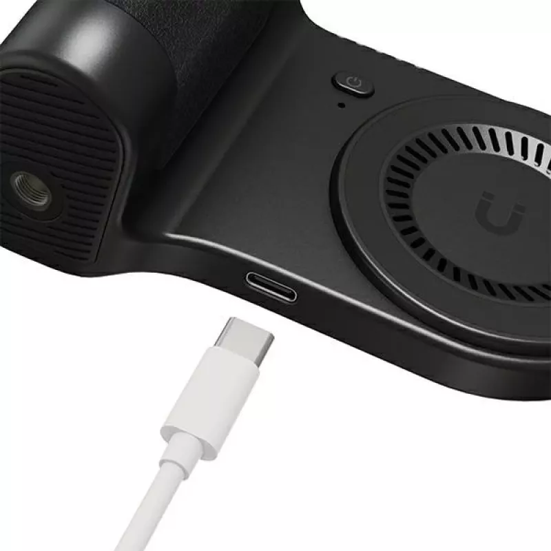 ENERGEA MagCam Grip PG-MCG5K-BLK Punho Magnético para Telefone com Powerbank 5000mAh, Preto
