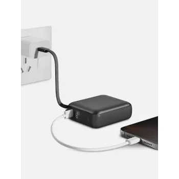 Energea Integra Mini 10000mAh Power Bank USB-C PD 35W Cinzento