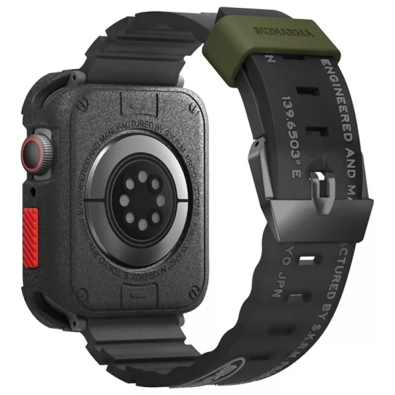 Pulseira Skinarma Shokku para Apple Watch 45/44/42mm Preto