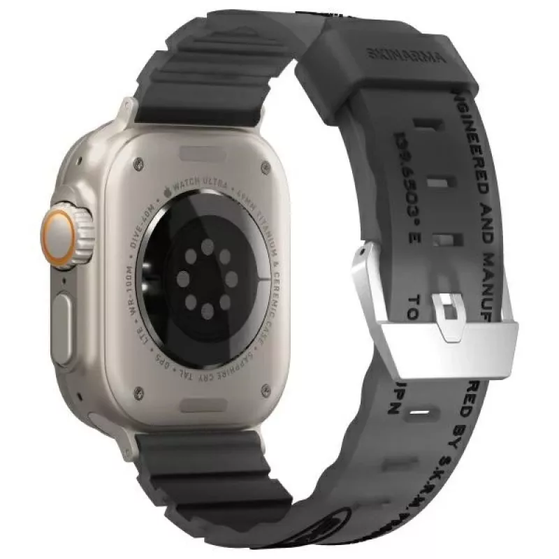 Pulseira SKINARMA Shokku para Apple Watch 49/46/45/44mm - Smoke