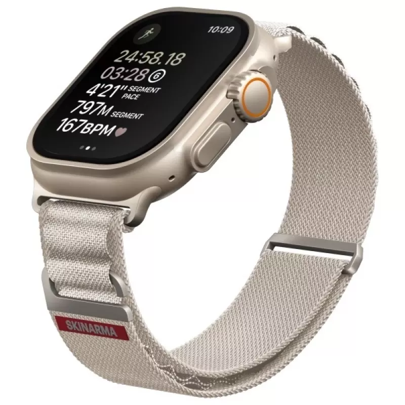 Pulseira Skinarma Kobu para Apple Watch 49/46/45/44mm Ivory