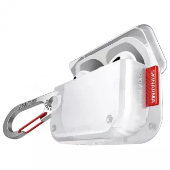 Capa protetora SKINARMA Saido para Apple AirPods Pro 2.ª geração, transparente