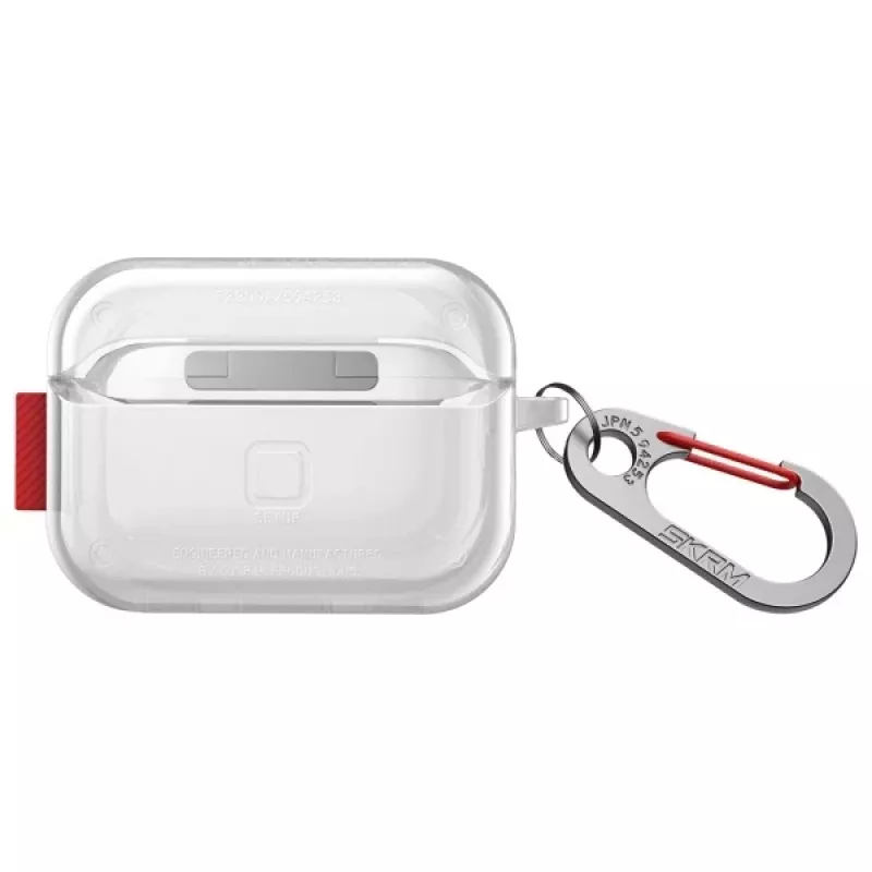 Capa protetora SKINARMA Saido para Apple AirPods Pro 2.ª geração, transparente