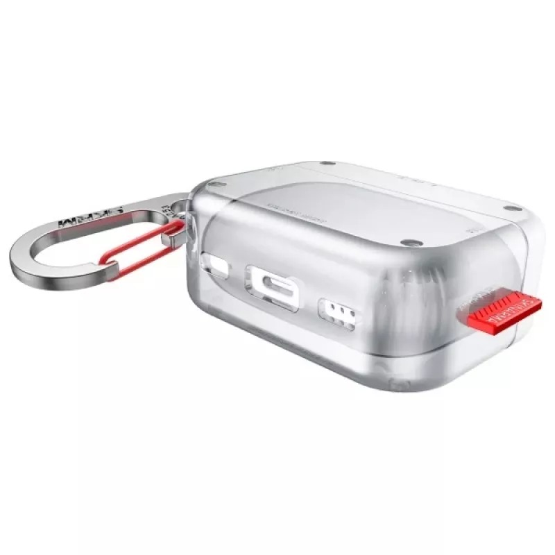 Capa protetora SKINARMA Saido para Apple AirPods Pro 2.ª geração, transparente