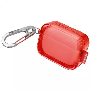 Capa protetora SKINARMA Saido para AirPods Pro 2.ª geração - vermelho