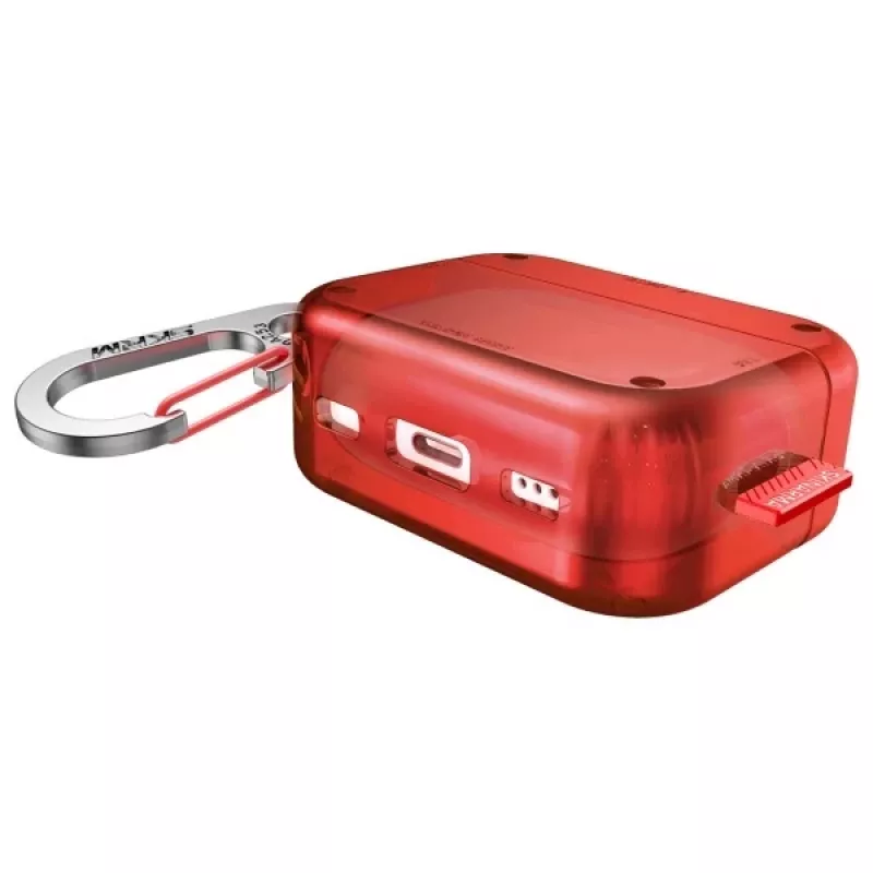 Capa protetora SKINARMA Saido para AirPods Pro 2.ª geração - vermelho