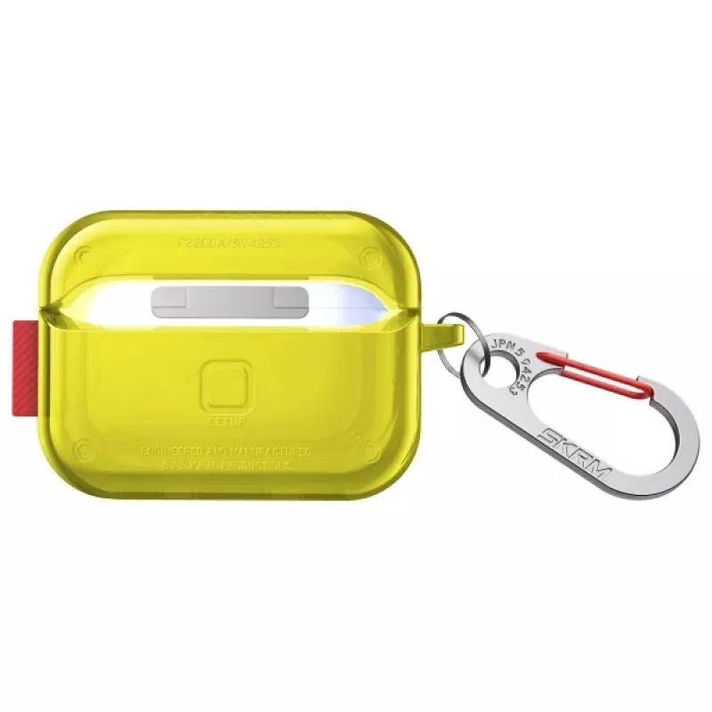 Capa protetora SKINARMA Saido para Apple AirPods Pro 2 - amarelo