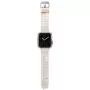 Braçadeira de silicone SKINARMA Shokku para Apple Watch 45/44/42mm bege