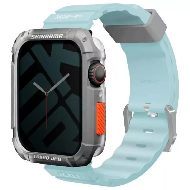 Braçadeira Skinarma Shokku para Apple Watch 45/44/42mm azul