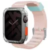 Braçadeira Skinarma Shokku para Apple Watch 45/44/42mm rosa-claro