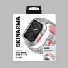 Capa e braçadeira 2-em-1 SKINARMA Saido para Apple Watch 45/44mm, transparente