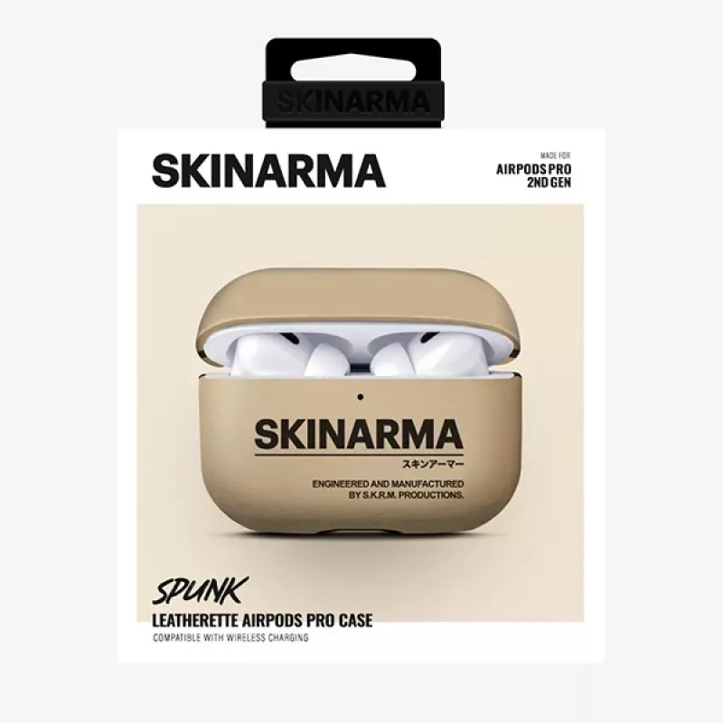 Capa protetora SKINARMA Spunk para AirPods Pro 2.ª geração - marfim