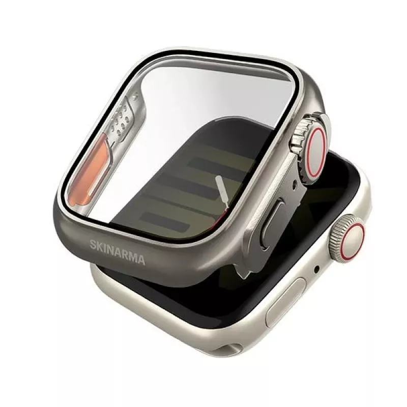 Capa Skinarma Gado Pro para Apple Watch 41mm - titânio