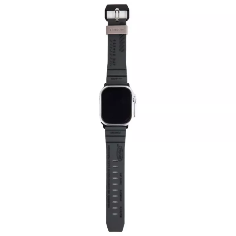 Braçadeira Skinarma Shokku para Apple Watch 49/45/44mm verde-azeitona-escuro