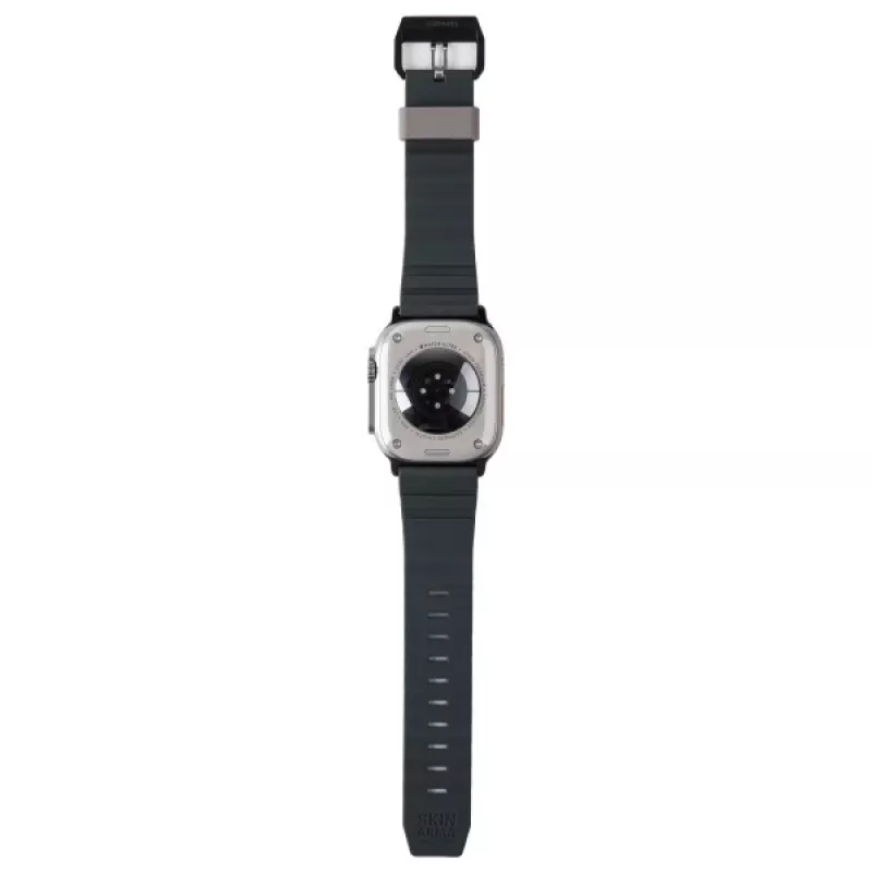 Braçadeira Skinarma Shokku para Apple Watch 49/45/44mm verde-azeitona-escuro