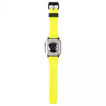 Braçadeira SKINARMA Shokku para Apple Watch 49/45/44mm amarelo elétrico