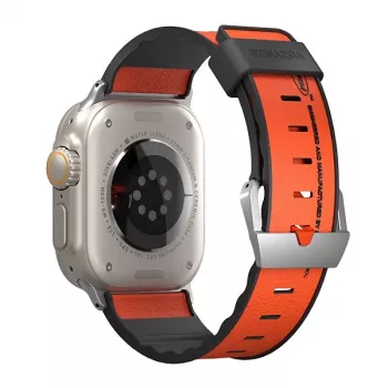 Braçadeira Skinarma Spunk para Apple Watch 49mm laranja