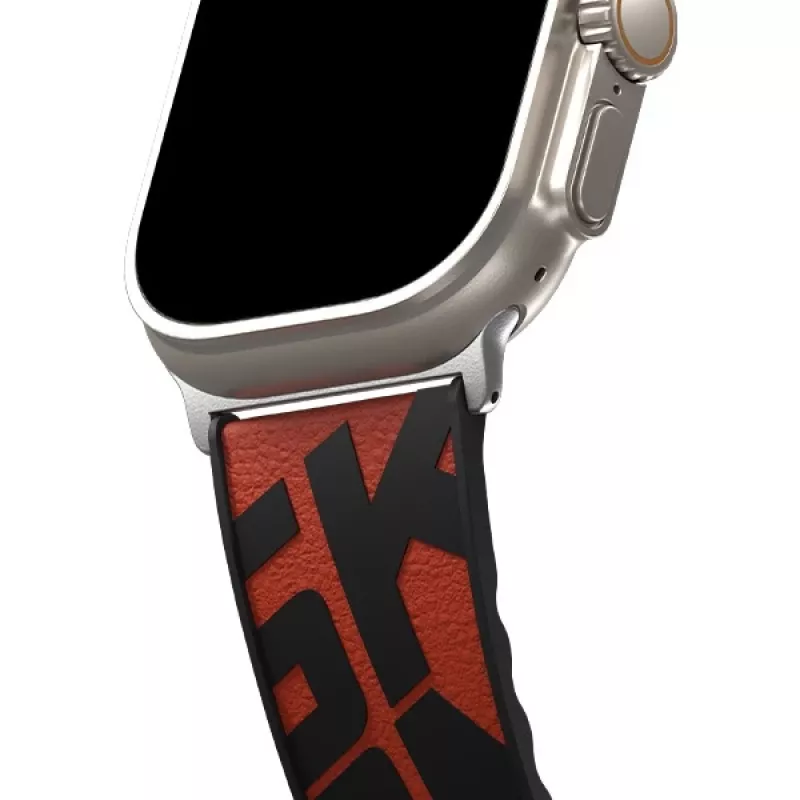 Braçadeira Skinarma Spunk para Apple Watch 49mm laranja