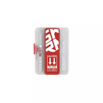 Carteira com suporte magnético e grip Skinarma Mirage Phaze vermelho