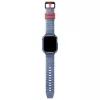 Capa 2-em-1 com braçadeira integrada Skinarma Saido para Apple Watch 45/44mm azul-escuro